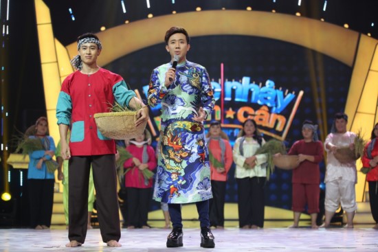 Trấn Thành và Tiến Đạt.