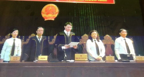 HĐXX tuyên án