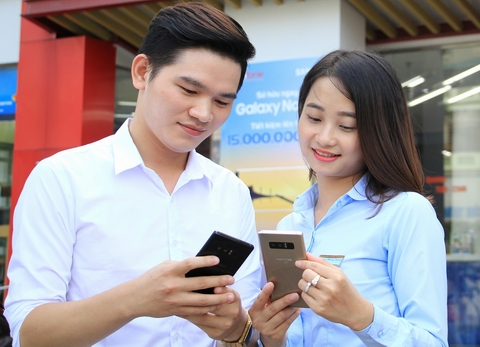 MobiFone công bố bán Samsung Galaxy Note 8