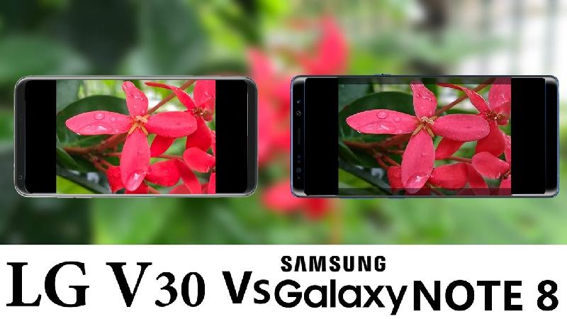 Thiết kế: Trong khi V30 là bản nâng cấp của G6 với nhiều thay đổi và kích thước lớn hơn, thì Galaxy Note 8 lại tương tự Samsung Galaxy S8/S8 Plus nhưng đi kèm bút stylus S-Pen “thần thánh”. 