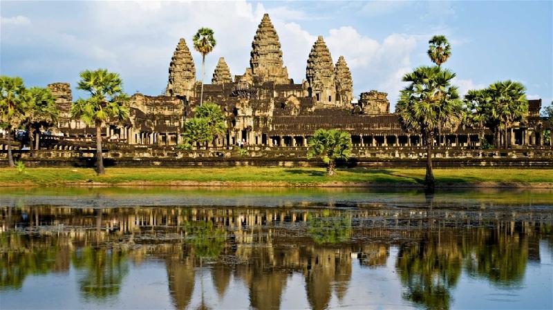 Ankor Wat – khu di tích tôn giáo lớn nhất trên thế giới tại Campuchia. (Ảnh: Wikipedia)