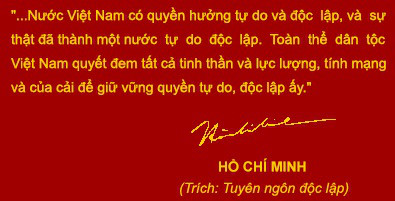 Lời thề độc lập ngày 2/9/1945