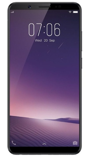 Vivo V7 Plus khá lớn với màn hình FullView kích thước lớn 5,99 inch độ phân giải 1440 x 720 pixel, sử dụng tỉ lệ 18: 9, viền màn hình siêu mỏng nên màn hình chiếm tới 84,4% diện tích mặt trước. 