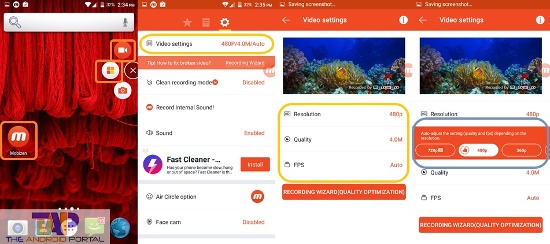 Mobizen Screen Recorder xứng đáng là một trong những ứng dụng quay màn hình phổ biến nhất trên CH Play, ứng dụng cung cấp rất nhiều tính năng cho người dùng lựa chọn, trong đó phải kể đến khả năng quay video độ phân giải Full HD với tốc độ 60 khung hình/giây. Ngoài ra, Mobizen Screen Recorder còn cho phép chèn nhạc nền cho video và ghép với các video khác với đoạn video vừa quay lại.