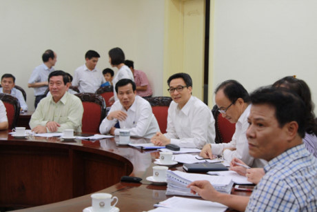 Buổi làm việc chiều 21/09.