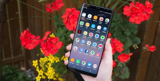Khi cần tiết kiệm pin, Galaxy Note 8 có thể giảm độ phân giải màn hình xuống 1080p, ngoài ra màn hình thiết bị còn hỗ trợ HDR10, 3D Touch (chỉ nút home) và nhờ thiết kế màn hình cong ở 2 cạnh, Galaxy Note 8 tạo ra cảm giác màn hình không có đường viền, trái ngược hẳn với Pixel 2 XL.