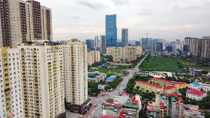 Khu đô thị Nam Trung Yên, đường Nguyễn Chánh (quận Cầu Giấy).