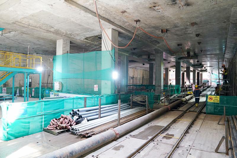 'Độn thổ' xuống đường hầm Metro đầu tiên do 'siêu robot' đào ngay trung tâm TP.HCM - ảnh 14