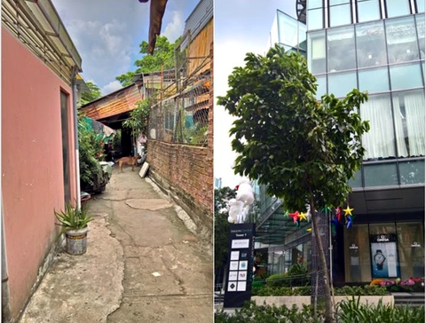 Nhưng cứ lách qua những cao ốc mặt phố, là lại thấy những ngõ nhỏ hiền hòa trải dài, với cuộc sống khá là chậm rãi và hiền hòa. 
