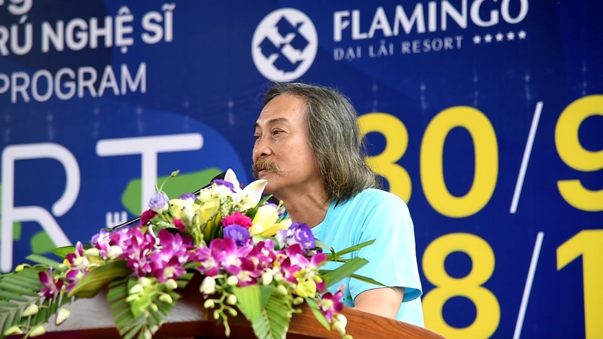 Danh họa Nguyên Xuân Tiệp, nghệ sĩ khách mời danh dự tham gia AIF 2017