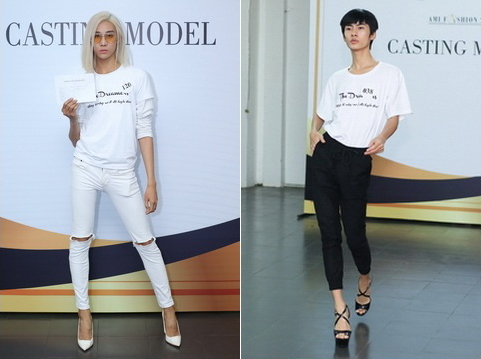 Người mẫu unisex gây choáng tại buổi casting 'The Dreamers'