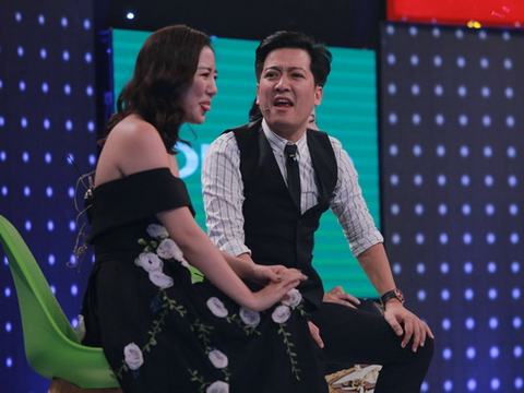 Văn Mai Hương thẹn thùng khi Trường Giang nhắc đến Lê Hiếu ở Giọng ải giọng ai