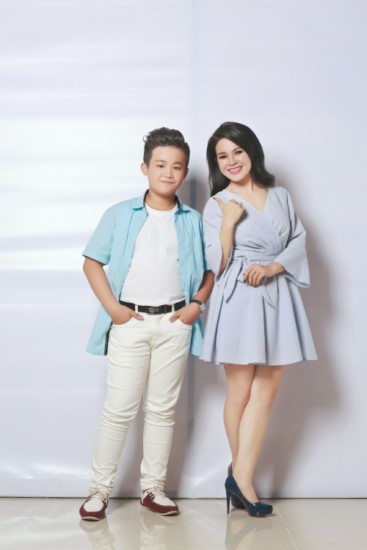 Gia Nguyên và mẹ Hồng Thắm