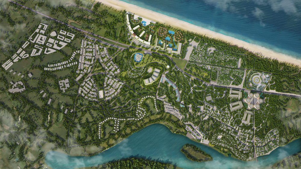 Mặt bằng dự án 400ha của New Hoi An City