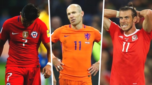 Hàng loạt &quot;ngôi sao&quot; vắng mặt tại World Cup 2018!