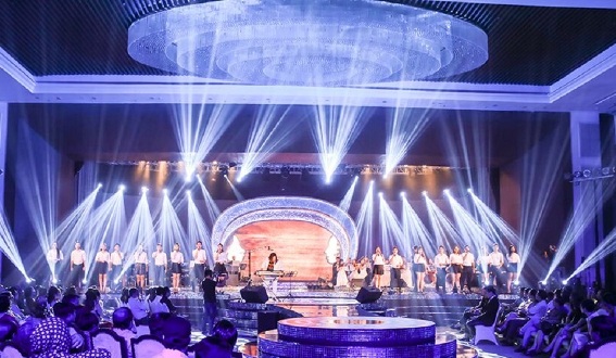 Trung tâm hội nghị quốc tế FLC Sầm Sơn nơi diễn ra các sự kiện lớn (Chung kết Sao Mai 2017 - Ảnh: Hải Bá)