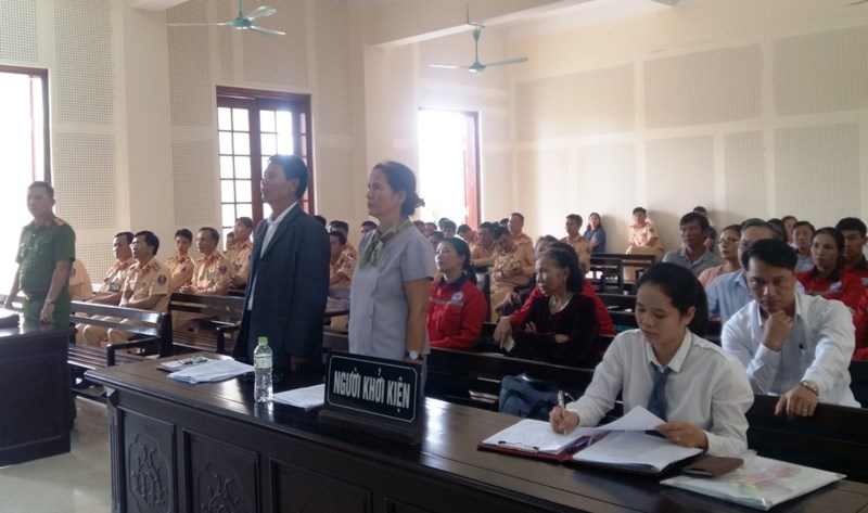 Phiên tòa phúc thẩm.