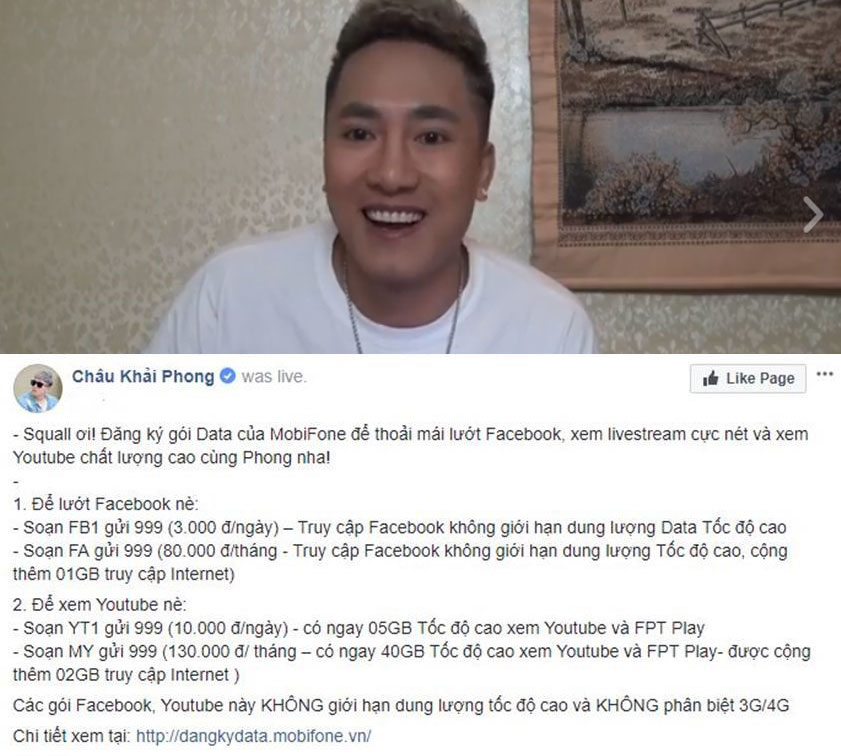 Châu Khải Phong nhiệt tình hướng dẫn fan cách để livestream chất lượng  