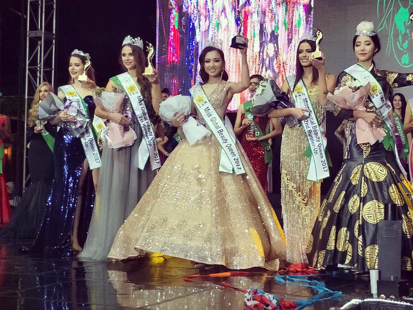 Hoàng Thu Thảo đăng quang Miss Global Beauty Queen 2017