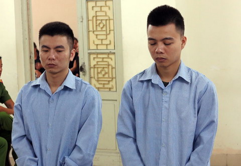 Các bị cáo tại phiên xét xử