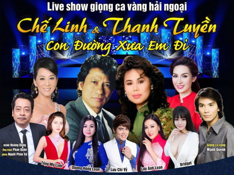 Cặp 'tình nhân vàng' Chế Linh - Thanh Tuyền lần đầu hẹn hò trên sân khấu Thủ đô