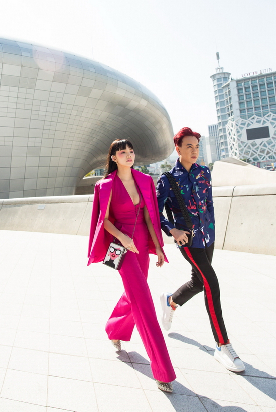  Jolie Nguyễn và stylist Mạch Huy