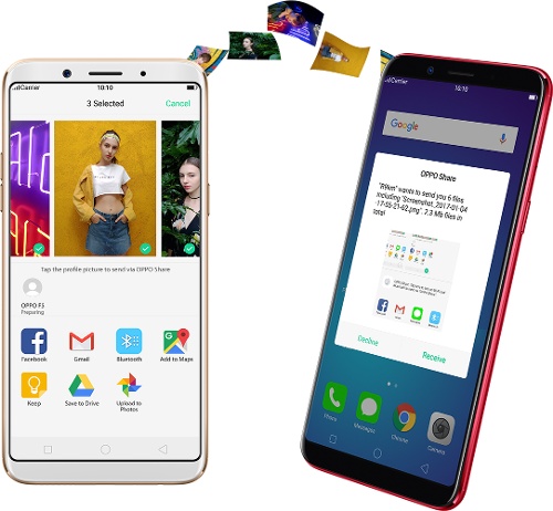 Camera trên Oppo F5 sở hữu thông số ấn tượng, trong đó nét nổi bật chính là camera chuyên chụp ảnh selfie độ phân giải 20 megapixel, đặc biệt hỗ trợ công nghệ cả công nghệ làm đẹp AI Beauty.