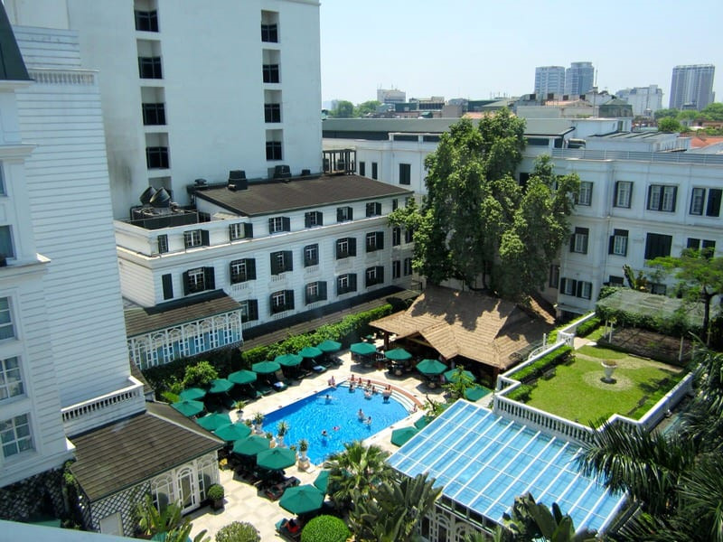Không gian bên ngoài nhìn từ Grand Prestige Suite. Ảnh: