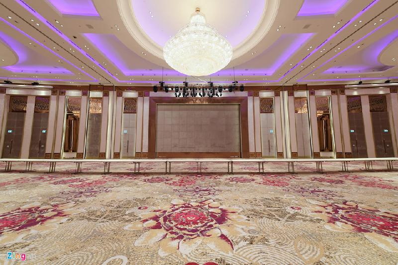 Cận cảnh nơi tổ chức tiệc APEC lộng lẫy như cung điện hình ảnh 12 Ballroom có tổng diện tích 1.267 m2, chiều cao trần là 12,75 m.