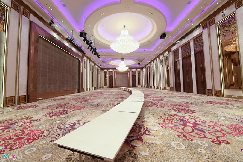 Cận cảnh nơi tổ chức tiệc APEC lộng lẫy như cung điện hình ảnh 14 Phòng đại tiệc rộng hơn 1.000 m này phục vụ cùng lúc 720 đại biểu tham dự tiệc chiêu đãi APEC.
