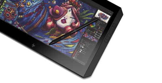 Đáng chú ý, thiết kế của HP Zbook x2 có viền màn hình 2 bên tích hợp một loạt các nút chức năng hỗ trợ cho các ứng dụng Adobe Photoshop, Illustrator và Lightroom. Người dùng có thể chọn công cụ trực tiếp từ nút chức năng thay vì phải tìm trên thanh công cụ của bộ 3 ứng dụng Adobe. Tất nhiên, người dùng có thể tùy chỉnh và gán các chức năng khác tùy theo thói quen sử dụng.