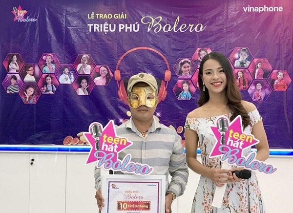 Thuê  bao VinaPhone may mắn trúng giải Triệu phú Bolero