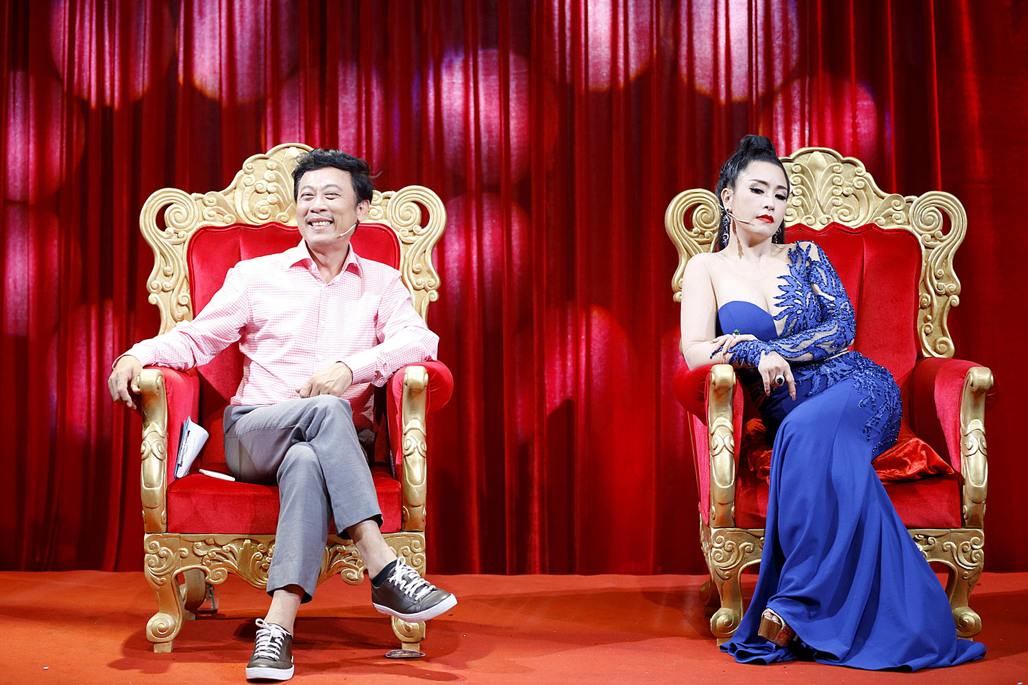 Giám khảo Vân Sơn và Kiều Oanh