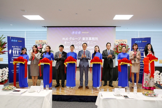 Lễ cắt băng khai trương Văn phòng đại diện Tập đoàn FLC tại Nhật Bản