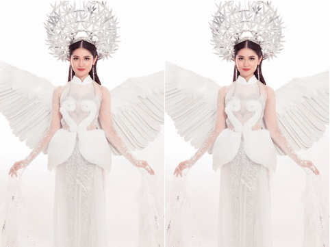 Á hậu Thùy Dung mang hình ảnh con cò của nông thôn Việt Nam đến Miss Intetnational 2017