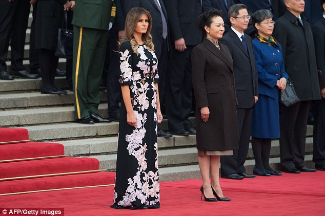 Đệ nhất phu nhân Mỹ Melania và Đệ nhất phu nhân Trung Quốc Bành Lệ Viện