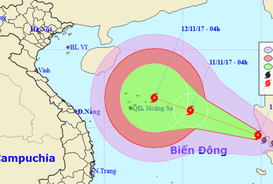 Bão số 13 di chuyển trái quy luật, lo sợ một đợt mưa lũ lớn