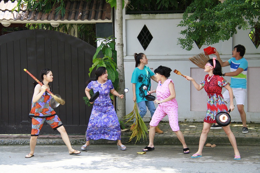Một cảnh hài hước trong phim