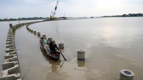 Kiểm tra phản ánh lấp sông Tiền xây công viên trái cây