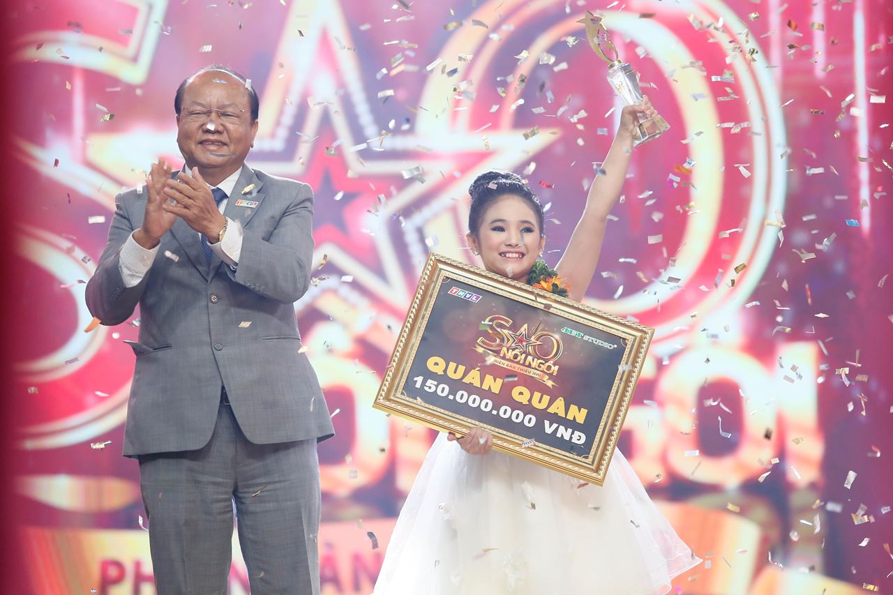Bé Khánh Nhi trở thành quán quân Sao Nối Ngôi Nhí