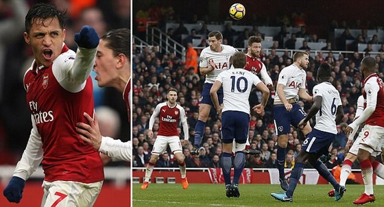 Arsenal 2-0 Tottenham: &quot;Pháo nổ vang&quot; tại Emirates!