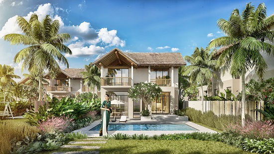 Đại diện đơn vị thiết kế dự án Darkhorse Architecture, ông Andrew R. Frost tiết lộ: “Chúng tôi đã thực hiện nhiều khảo sát, nghiên cứu về nguyên vật liệu truyền thống để xây dựng tại Phú Quốc, đồng thời chúng tôi cũng tốn nhiều công sức để tìm những người thợ thủ công tài giỏi, lành nghề trong xây dựng nhà gỗ và làm mái tranh trên đảo. Ngay từ khi đặt bút thiết kế, chúng tôi đã phải giải đáp cả trăm câu hỏi như làm thế nào để tạo nên những mái vòm đúng chất bản địa, làm thế nào để làm mái tranh bằng gỗ có màu sắc tương tự, hay làm thế nào để chọn đúng loại đá để sử dụng cho sân vườn hay khoảng phía dưới của tòa nhà…. tất cả đều được tính toán kỹ lưỡng.”