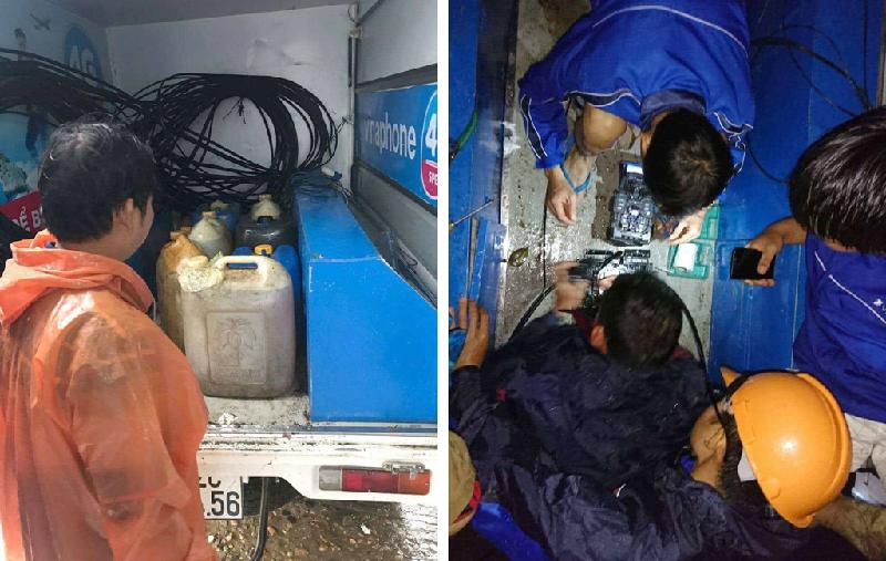 Khẩn trương khôi phục thông tin liên lạc trong bão lũ