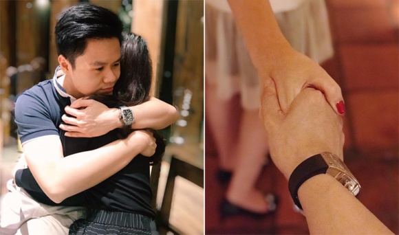 Hình ảnh chiếc đồng hồ - một trong những nghi vấn cả hai đang hẹn hò