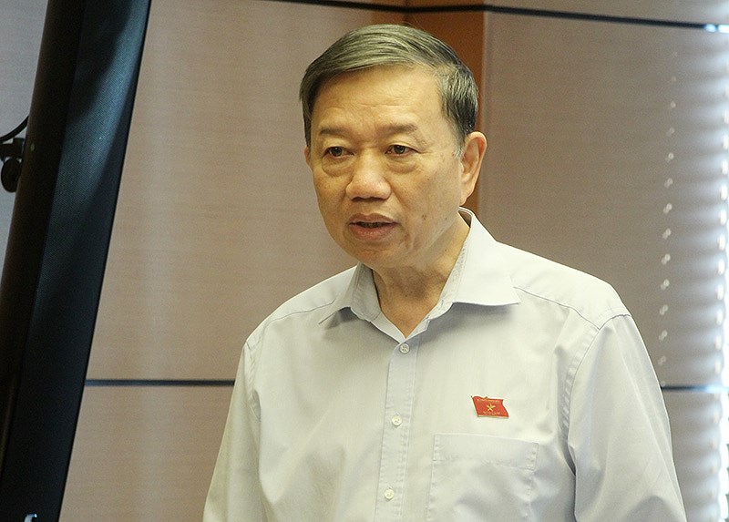 Thượng tướng Tô Lâm, Bộ trưởng Bộ Công an.