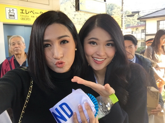 Thùy Dung với Miss Thái Lan
