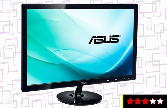 Asus VS228H-P: Mặc dù không phải là màn hình có giá thấp nhất trong danh sách, tuy nhiên màn hình 22 inch với tấm nền TN cung cấp những tính năng cơ bản nhất. Màn hình có độ sáng trung bình 184 nit, độ trung thực màu sắc tốt (Delta-E là 0,10), không gian màu đạt 110% hệ màu Adobe RGB, hỗ trợ các cổng kết nối HDMI, DVI, VGA, giắc cắm tai nghe 3.5mm và được bảo hành 3 năm.