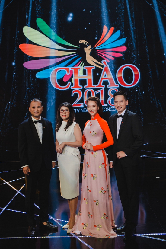 Bộ tứ MC của Chào 2018