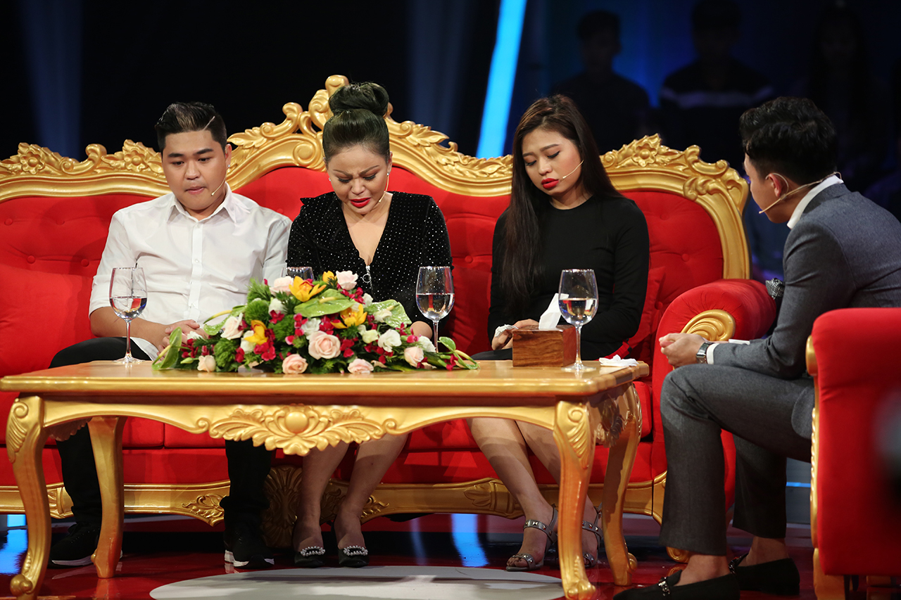 Lê Giang và 2 người con là Duy Phước và Lê Lộc
