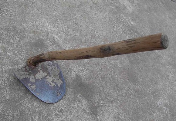 Con trai tâm thần nổi điên, dùng cuốc đánh chết bố